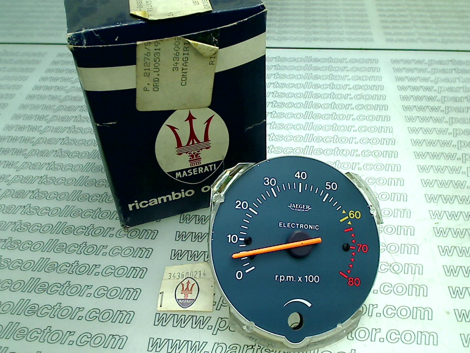 JAEGER 343600214 Electrical system code 7584 compatible with: JAEGER JAEGER, MASERATI BITURBO, MASERATI KARIF